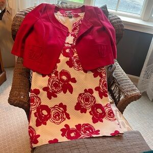 Talbots summer dress with jacket.